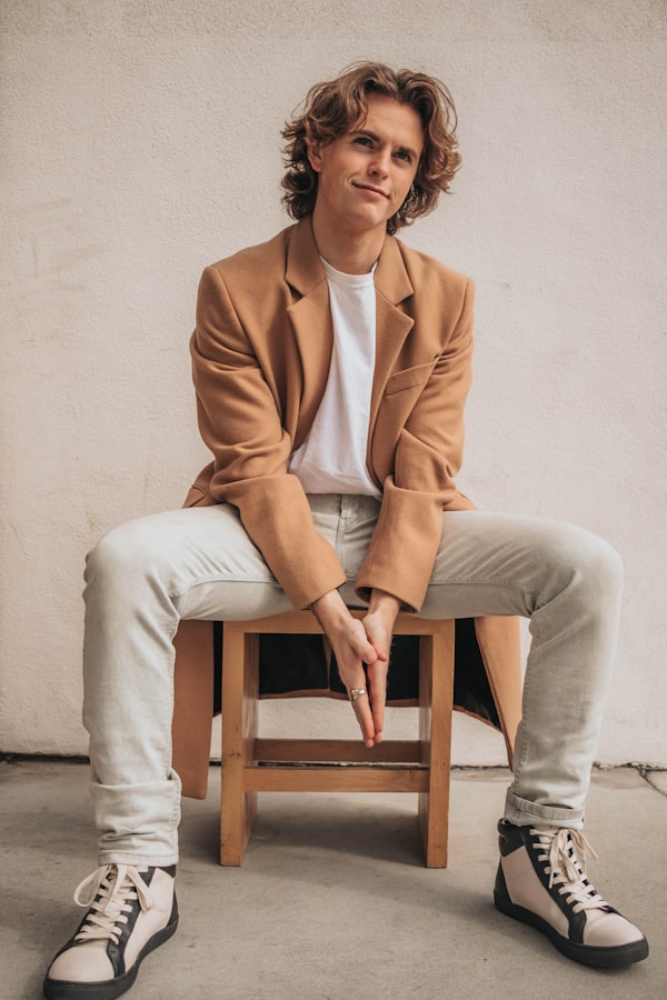 Men's fashion editorial for Daamia coverage